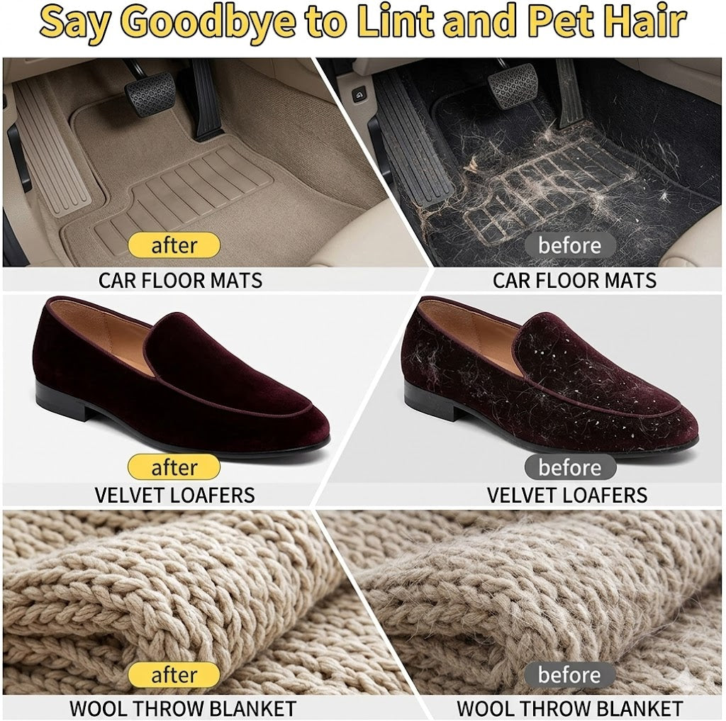 🐾 Pet Hair Remover Glove – Reusable Fur & Lint Cleaner for Cats & Dogs