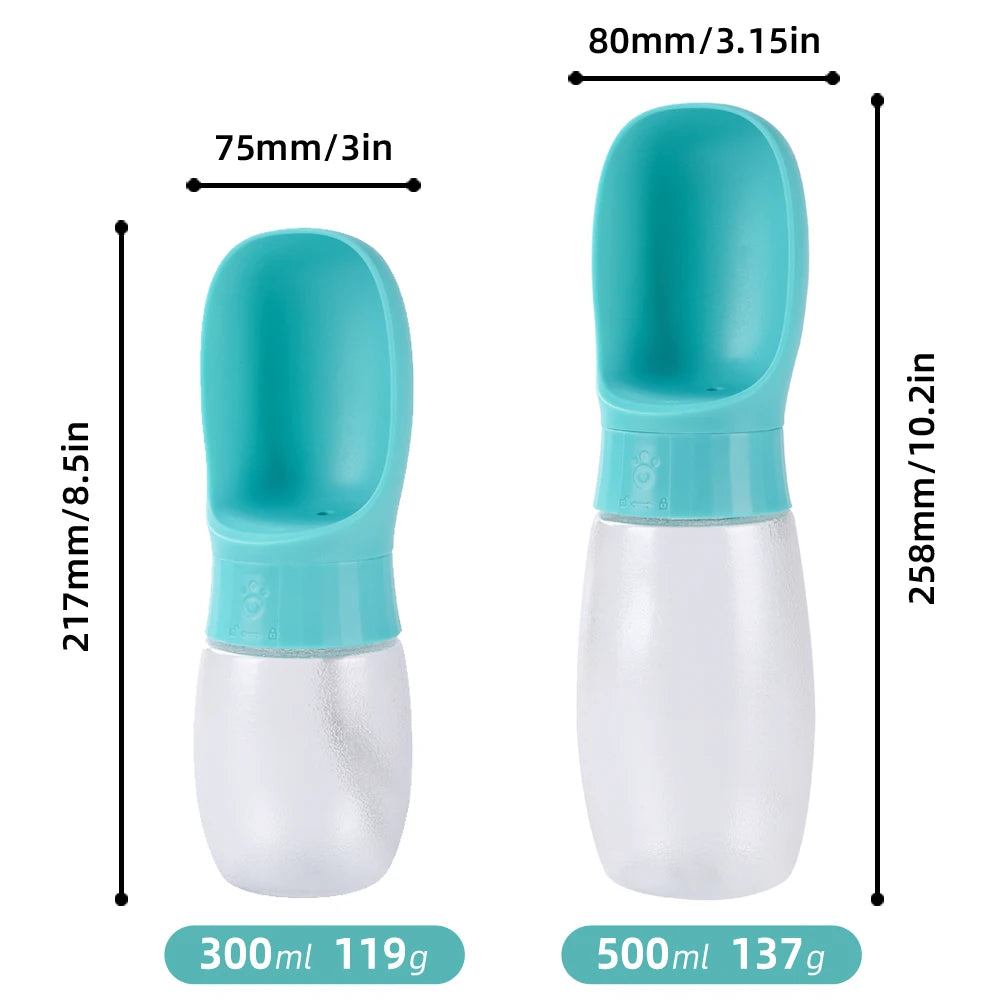 Portable Dog Water Bottle – Leakproof Travel Water Dispenser