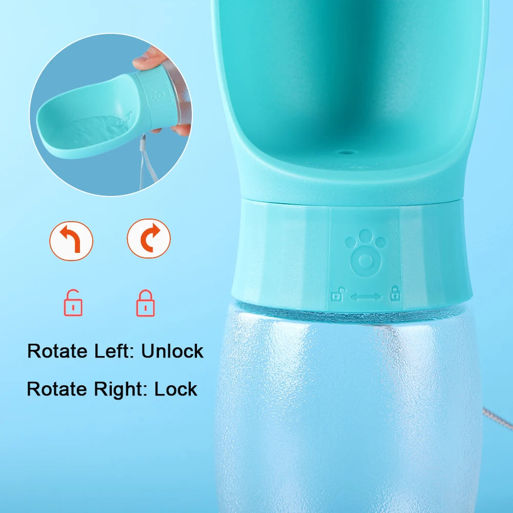 Portable Dog Water Bottle – Leakproof Travel Water Dispenser