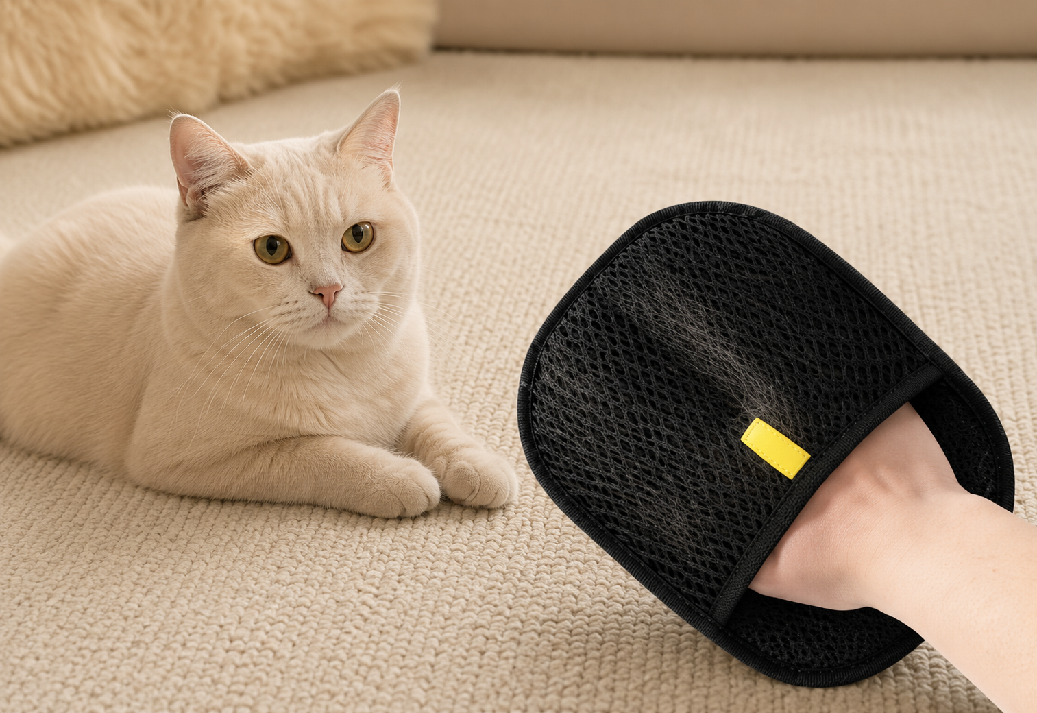 🐾 Pet Hair Remover Glove – Reusable Fur & Lint Cleaner for Cats & Dogs