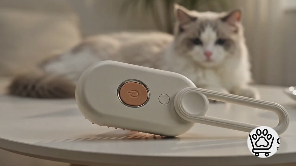 🐾 Pet Steam Brush – Removes Hair & Massages Your Pet